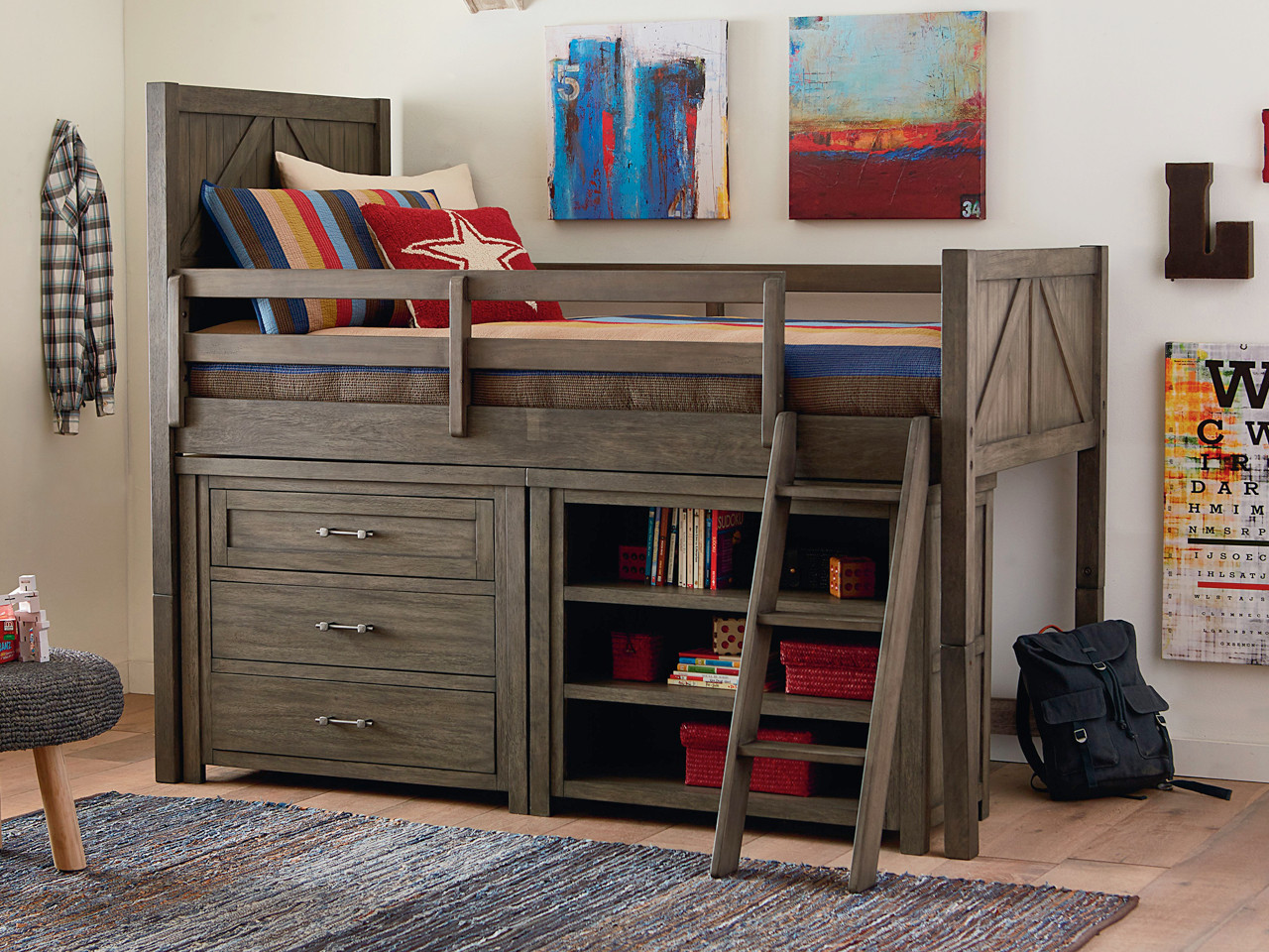 dresser loft bed